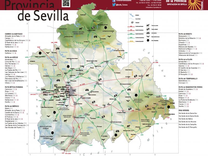 Province of Seville map